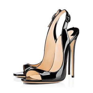 Onlymaker fashion Women's Thin High Heels Pumps Sandals Gold Ladies Summer Shoes