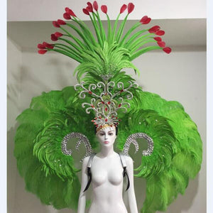 Hi Melody Green Carnival Costume